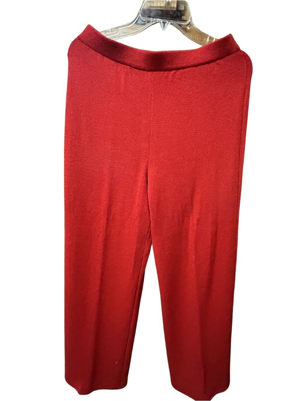 St. John Red Knit Pants ❤️ Size 8 Wool Blend